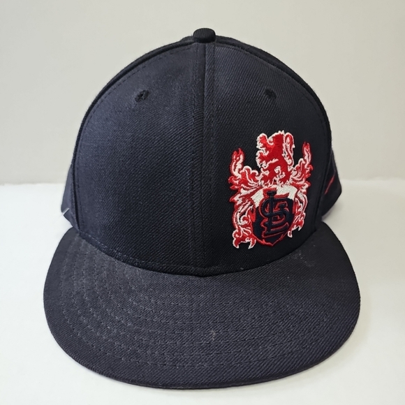 St Louis Cardinals New Era 59Fifty MLB Baseball Fitted Hat Cap Men's 7-5/8 Hat - Picture 1 of 7